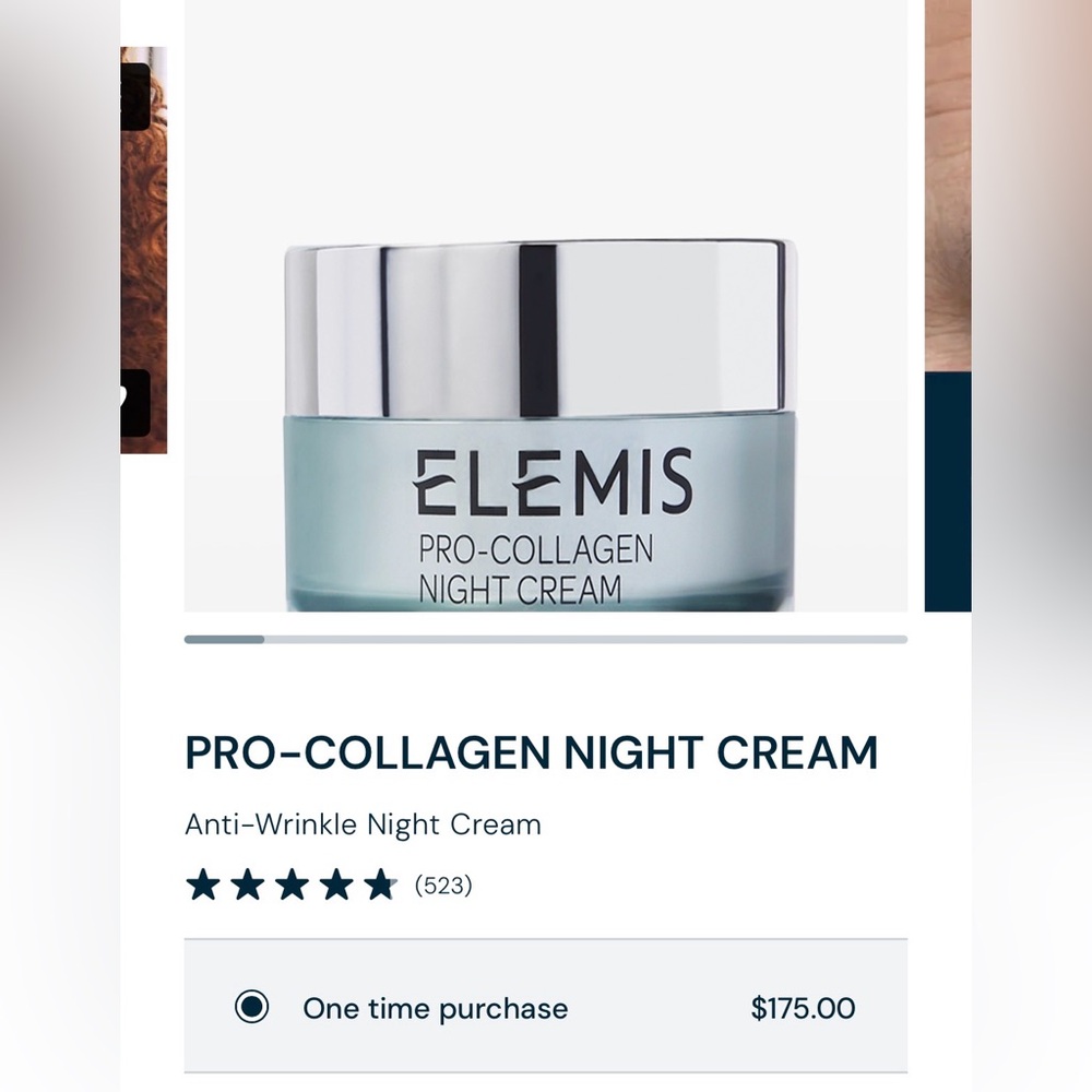 ELEMIS Pro-Collagen Night Cream - 50 ml - NWB